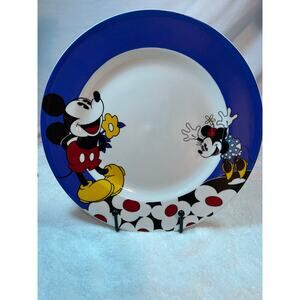 Disneyland Mickey and Minnie Mouse Plate